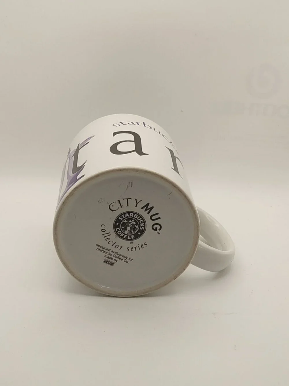 Starbucks Qatar City Mug Collector Series 2002 Ceramic 16oz Coffee Cup